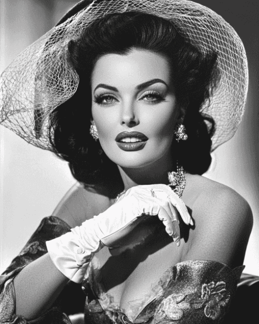 Jane Russell Iconic Celebrity Diamond Painting