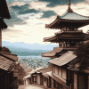 Japanese Buildings Diamond Painting