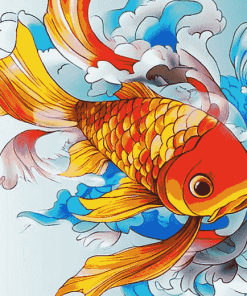 Japanese Fish Animations Diamond Painting