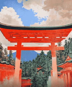 Japanese Fushimi Inari Shrine Diamond Painting