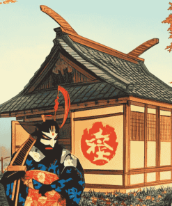 Japanese Kabuki Animation Diamond Painting