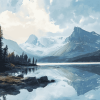 Jasper National Park Landscape Diamond Painting