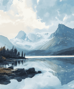 Jasper National Park Landscape Diamond Painting