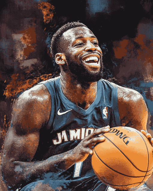 Jaymon Green Famous Basketballer Diamond Painting