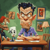 Jeff Dunham Cartoons Diamond Painting