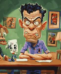 Jeff Dunham Cartoons Diamond Painting