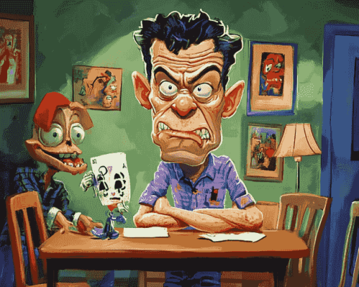 Jeff Dunham Cartoons Diamond Painting