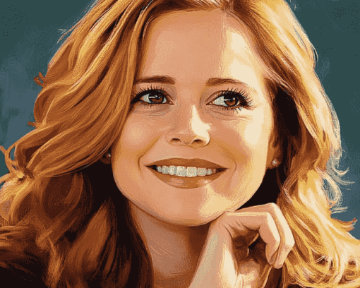 Jenna Fischer Celebrity Diamond Painting