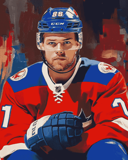 Jesperi Kotkaniem Ice Hockey Star Diamond Painting