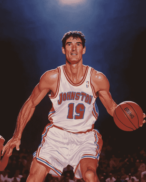 John Stockton Basketballers Diamond Painting