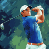 Jordan Spieth Famous Golfer Diamond Painting