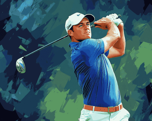 Jordan Spieth Famous Golfer Diamond Painting