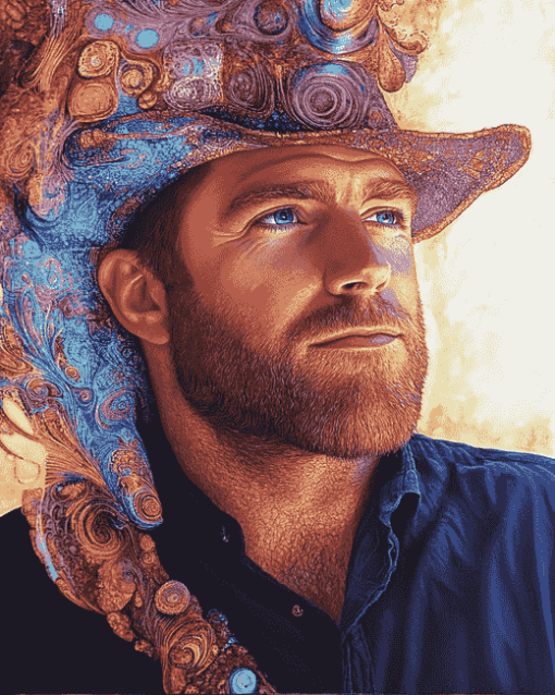 Josh Gates Famous Host Diamond Painting