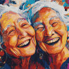 Joyful Women in Color Diamond Painting