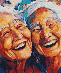 Joyful Women in Color Diamond Painting