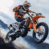 KTM 450 Adventure Motorbike Diamond Painting