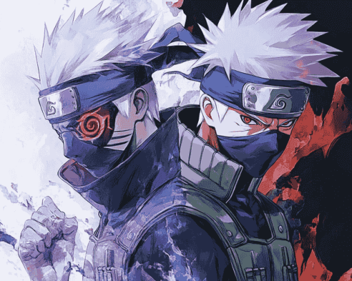 Kakashi and Gojo Anime Diamond Painting