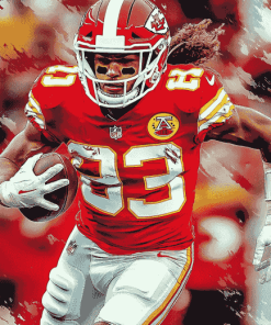 Kansas City Chiefs Football Star Diamond Painting