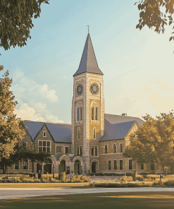 Kansas State University Buildings Diamond Painting