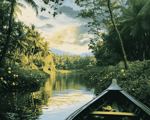 Kerala Valley Landscape Diamond Painting