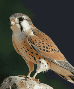 Kestrel Bird Masterpiece Diamond Painting