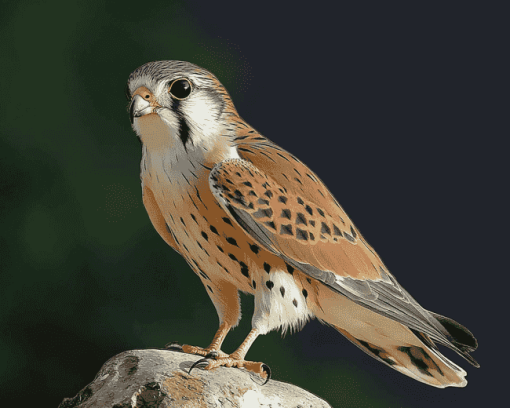 Kestrel Bird Masterpiece Diamond Painting