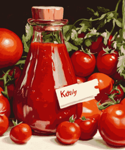 Ketchup Tomato Delight Diamond Painting