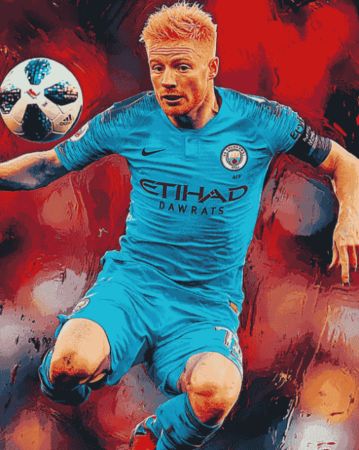 Kevin De Bruyne Manchester City Diamond Painting