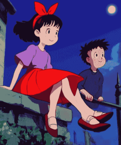 Kiki Delivery Service Anime Diamond Painting