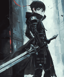 Kirito Gaming Legend Diamond Painting