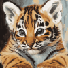 Kitten and Tiger Diamond Painting