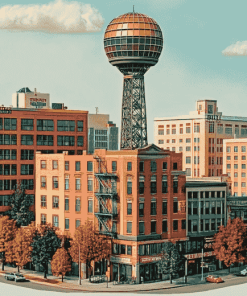 Knoxville Cityscape Diamond Painting