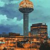 Knoxville Sunsphere Building Diamond Painting