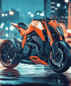 Ktm 790 Motorbikes Diamond Painting