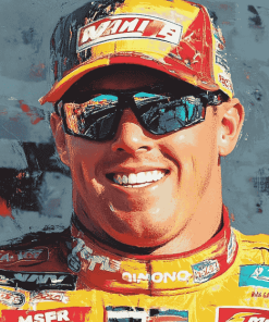 Kyle Busch Racing Icon Diamond Painting