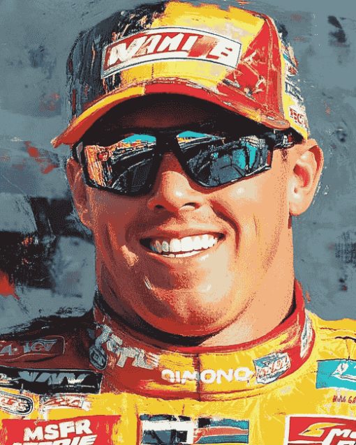 Kyle Busch Racing Icon Diamond Painting