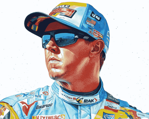 Kyle Busch Racing Legend Diamond Painting