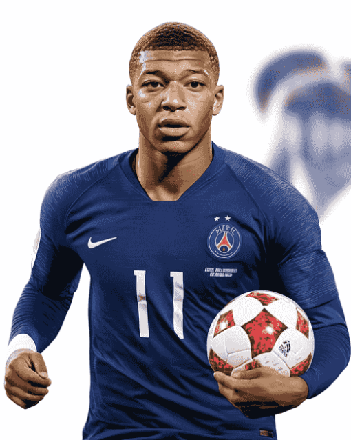 Kylian Mbappe Football Legend Diamond Painting