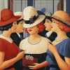 Ladies by Beryl Cook Diamond Painting