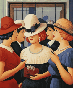 Ladies by Beryl Cook Diamond Painting