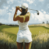 Lady Golf Sport Diamond Painting