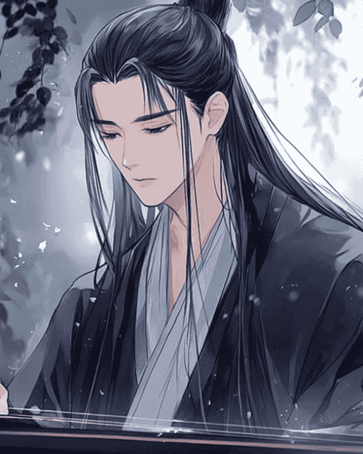 Lan Wangji Anime Diamond Painting