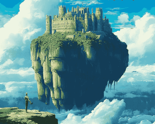 Laputa Castle Animation Diamond Painting