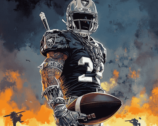 Las Vegas Raiders Animation Diamond Painting