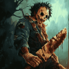 Leatherface Horror Movie Diamond Painting