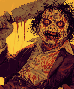 Leatherface Jackson Animation Diamond Painting