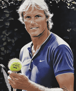 Legendary Bjorn Borg Diamond Painting