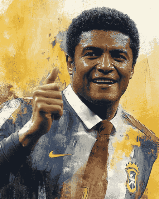 Legendary Eusebio Da Silva Football Diamond Painting