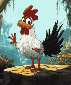 Leghorn Foghorn Cartoon Diamond Painting