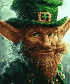 Leprechaun Cartoon Adventure Diamond Painting